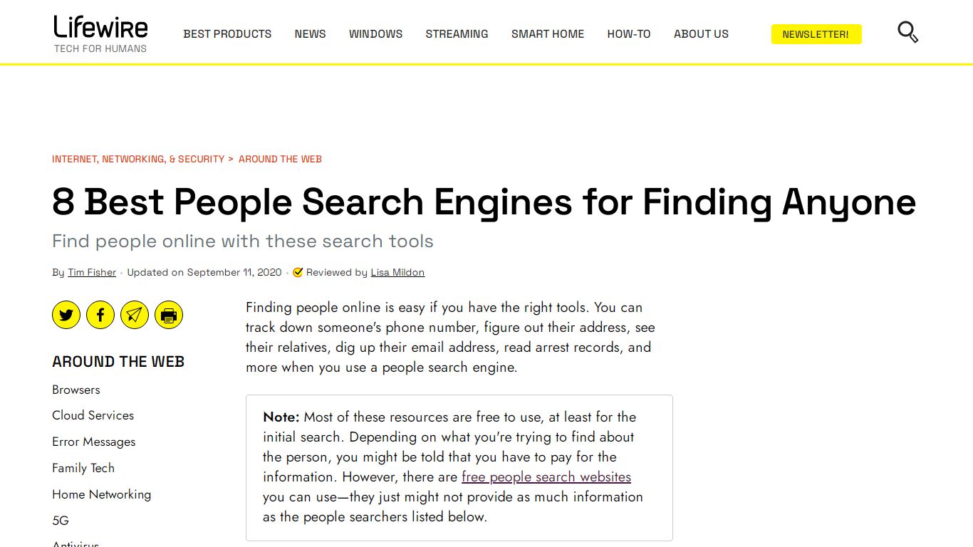 8 Best People Search Engines You Can Use to Find Anyone - Lifewire